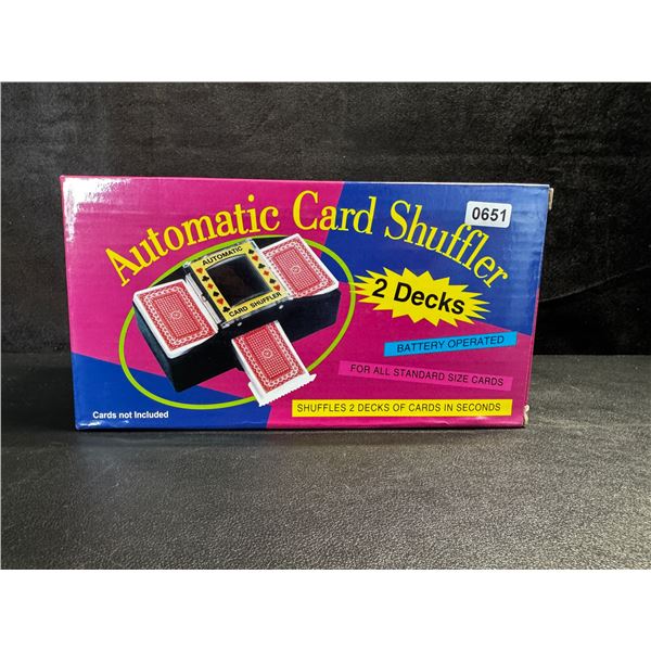 1 2-Deck Automatic Card Shuffling Machine - New