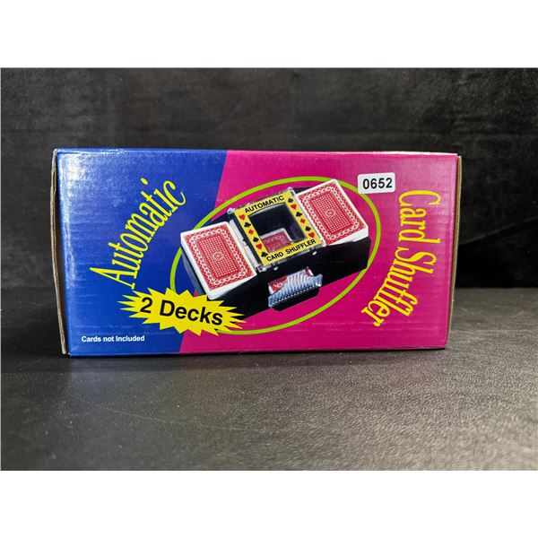 1 2-Deck Automatic Card Shuffling Machine - New