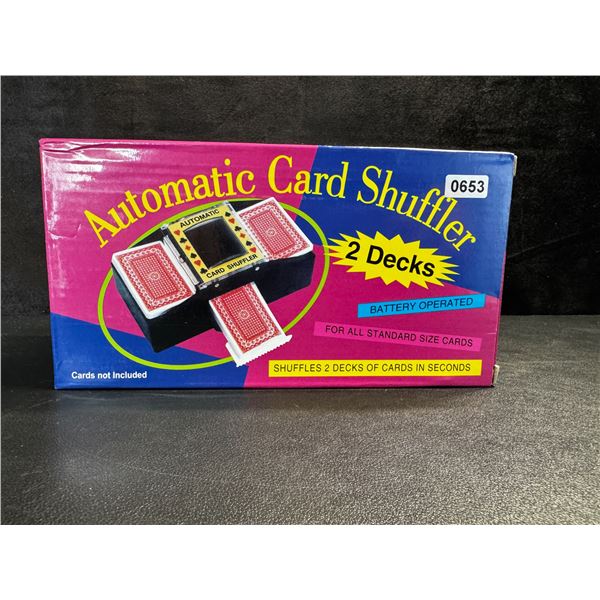 1 2-Deck Automatic Card Shuffling Machine - New
