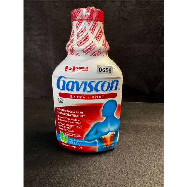 1 Bottle of Gaviscon Extra Strength Soothing Icy Mint - Acid and Heartburn Relief 600ML - New