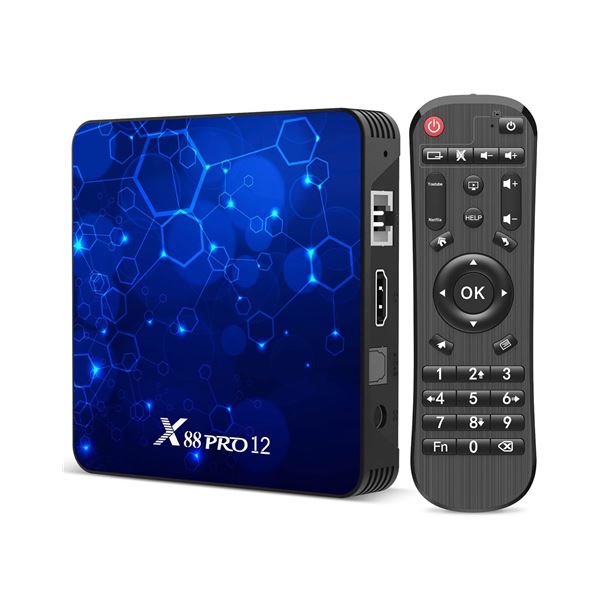 1 Android TV Box X88 Pro 12 Smart Streaming Box - New