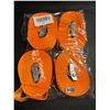 Image 4 : 4-Pack of 1" x 16FT Ratchet/Buckle Tie Down Straps - Great for Moving, Mounting Cargo, etc. - New