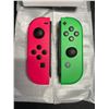 Image 2 : 1 Set of Joy Con Controllers for Nintendo Switch - Pink/Green Aftermarket Design - New