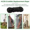 Image 5 : 2 Packs of Heavy Duty Rope/Extensions Ladder Replacement Rope - 40FT Each - New
