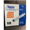 Image 1 : 1 Box of Disposable Syringes - 100 Pack - 10ml Each with Cap - New