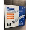 Image 1 : 1 Box of Disposable Syringes - 100 Pack - 10ml Each with Cap - New