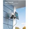 Image 6 : 1 ieGeek Wire-Free 2K PTZ Battery Security Camera with Solar Panel - New (Damaged Box*)