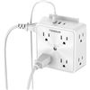 Image 1 : 1 Tessan TS-168 Surge Protector/Multi Wall Plug Outlet Extender w/ 8 Sockets - New in Box