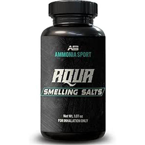1 AmmoniaSport Aqua Smelling Salts - Pre-Activated Smelling Salts/Ammonia Inhalant - New Sealed