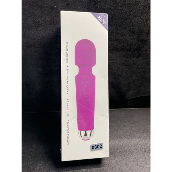 1 Silicone Wand Vibrator/Sex Toy for Women - 28 Vibration Patterns/USB Rechargeable - New Sealed