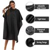Image 3 : 5-Pack of Black Nylon Hairdressing Capes with Snap Closure (59" x 47") - New