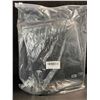 Image 2 : 5-Pack of Black Nylon Hairdressing Capes with Snap Closure (59" x 47") - New