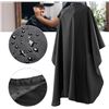 Image 4 : 5-Pack of Black Nylon Hairdressing Capes with Snap Closure (59" x 47") - New