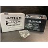 Image 2 : 1 Upstart Factory Activated Sealed Lead-Acid 12V 3Ah Battery/Motorcycle Battery - New Sealed!