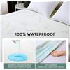 Image 5 : 1 Premium Bamboo King Size Waterproof Mattress Protector - (78" x 80") - New Sealed!