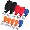Image 1 : 10-Pack of Tightening Ratchet Straps with Claw Buckle/Cargo Tie Down Straps (Assorted Size) - New