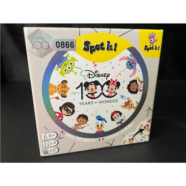 1 Disney 100 Years of Wonder Spot It! Family Board Game by Zygomatic (2-5 Players) - New