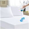 Image 1 : 1 Twin Size Waterproof Mattress Protector (39" x 75") - Deep Pocket Fits up to 18inches - New
