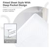 Image 6 : 1 Twin Size Waterproof Mattress Protector (39" x 75") - Deep Pocket Fits up to 18inches - New