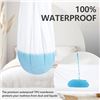 Image 7 : 1 Twin Size Waterproof Mattress Protector (39" x 75") - Deep Pocket Fits up to 18inches - New
