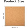Image 2 : 12-Pack of Felt/Cork Board Alternative Wall Tiles (11.8" x 11.8") w/ Self-Adhesive Backing - New