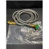 Image 2 : 1 Metal 8FT Garden Hose - Stainless Steel Outdoor Water Hose; Lightweight/Flexible - New