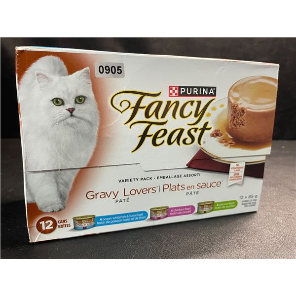 1 Case of Purina Fancy Feast Gravy Lovers Pate Cat Food - 12 x 85g Cans - New