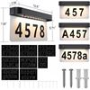 Image 2 : 1 LED Illuminated House/Address Number Sign Kit - Waterproof/For Outdoors - New