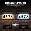 Image 8 : 1 LED Illuminated House/Address Number Sign Kit - Waterproof/For Outdoors - New
