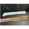 Image 3 : 2 Guasha Wood Massage Sticks for Body/Back/Legs; Wood Therapy Massage Tools - 24" - New