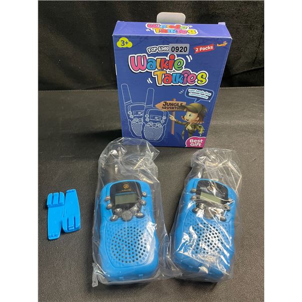 Box of 2 Kids Walkie Talkies - Blue - Brand New
