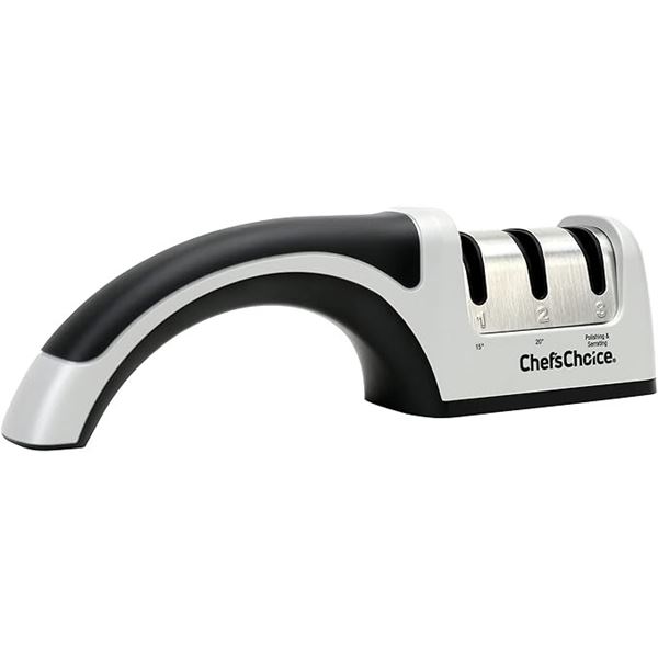 1 Chef's Choice Professional 3-Stage Manual Knife Sharpener (Model: 4643) - Brand New