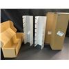 Image 4 : 3 Boxes of Acrylic Hat Organizer Stands (2 Per Box/6 Total) - Hat Storage Racks - New