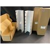 Image 3 : 3 Boxes of Acrylic Hat Organizer Stands (2 Per Box/6 Total) - Hat Storage Racks - New