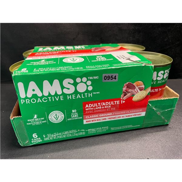 6-Pack of IAMS Proactive Health Adult Wet Dog Food (6 x 369g Cans) - New (BB: NOV/2026)