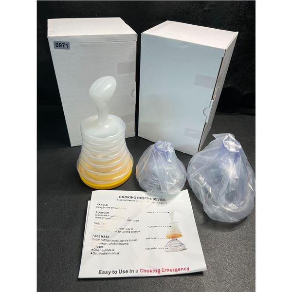2 Essential Emergency Rescue Choking Devices - Brand New