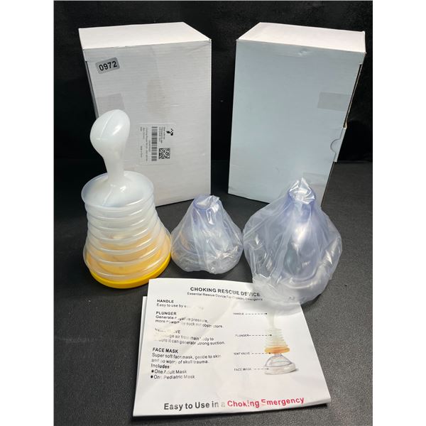 2 Essential Emergency Rescue Choking Devices - Brand New