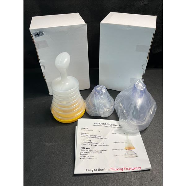 2 Essential Emergency Rescue Choking Devices - Brand New