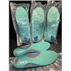 Image 2 : 4 Pairs of Orhilya Orthopedic Shoe Insoles for Plantar Fasciitis/Flat Feet - Size 9 - Brand New