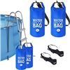 Image 5 : 2 Pack of Waterproof Dry Bags for Outdoors (10L) - New