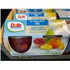Image 2 : 1 Case of Dole Fruit Cups; Mixed Fruit in Cherry Gel - 6 x 4-Packs Included - BB: 06/21/2025 - New