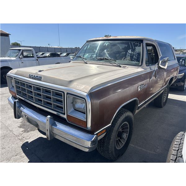 1984 Dodge Ramcharger