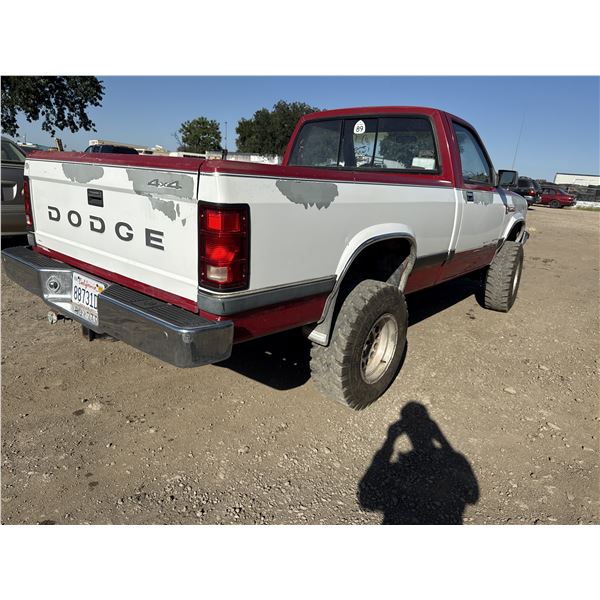 1989 Dodge Dakota