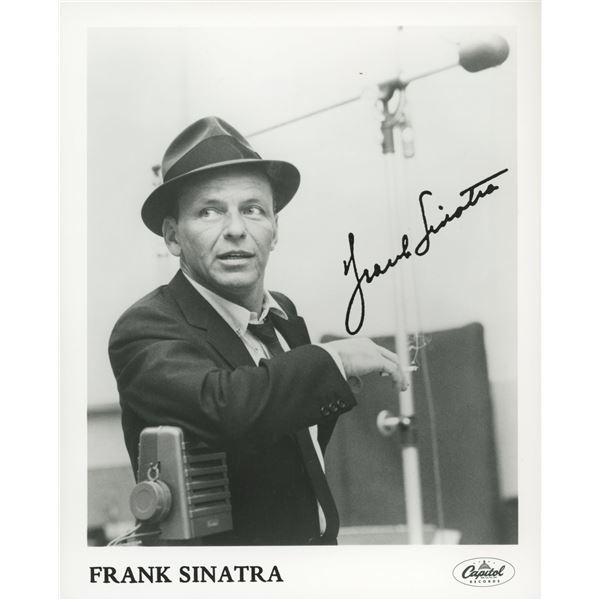 Frank Sinatra signature cut.