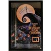 Image 1 : Nightmare Before Christmas cast signed movie poster