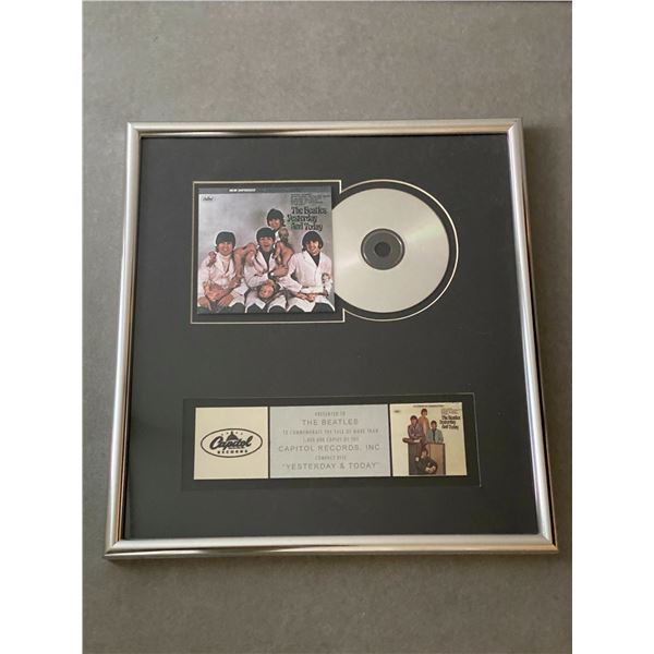 The Beatles Yesterday and Today Capitol Records award