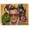 Image 2 : Comic legend Stan Lee original signature and cartoon photo. PSA / DNA