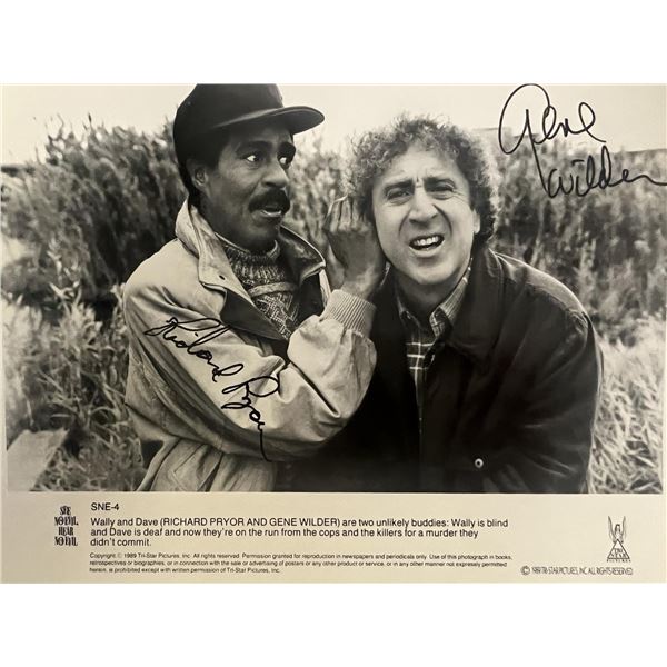 See No Evil, Hear No Evil signed movie photo. GFA Authenticated