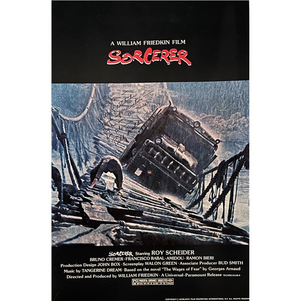 William Friedkin signed Sorcerer movie poster
