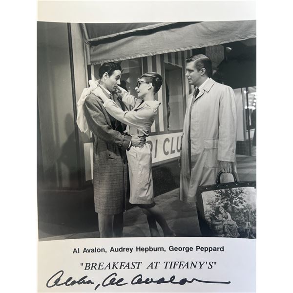 Breakfast At Tiffany's Al Avalon signed photo